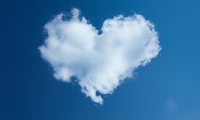 heart-shaped cloud