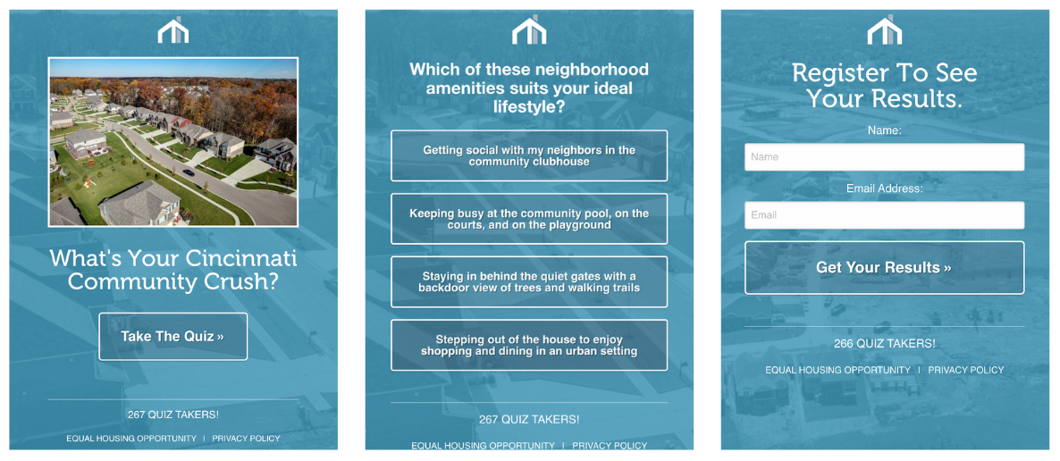 MI homes quiz screenshot